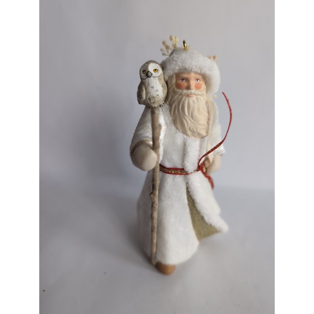 HALLMARK 2015 FATHER CHRISTMAS SANTA WITH OWL #12 IN SERIES ORNAMENT